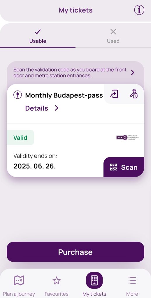 validación de billetes de transporte público