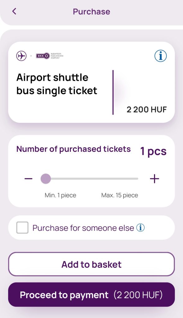 compra transfer aeropuerto a budapest en la app