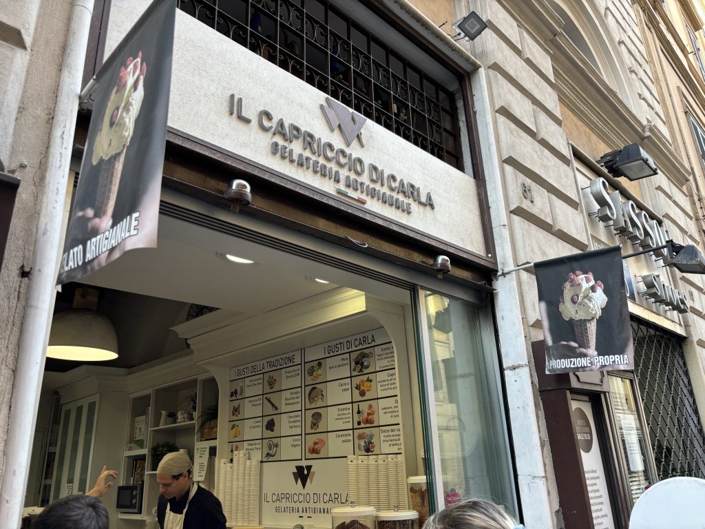 Gelateria artigianale il Capriccio di Carla Roma Monti