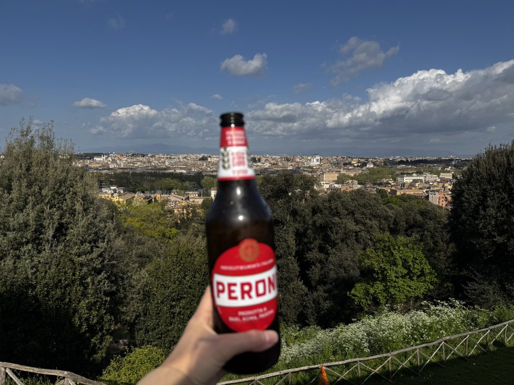 La terraza del Gianicolo y sus vistas