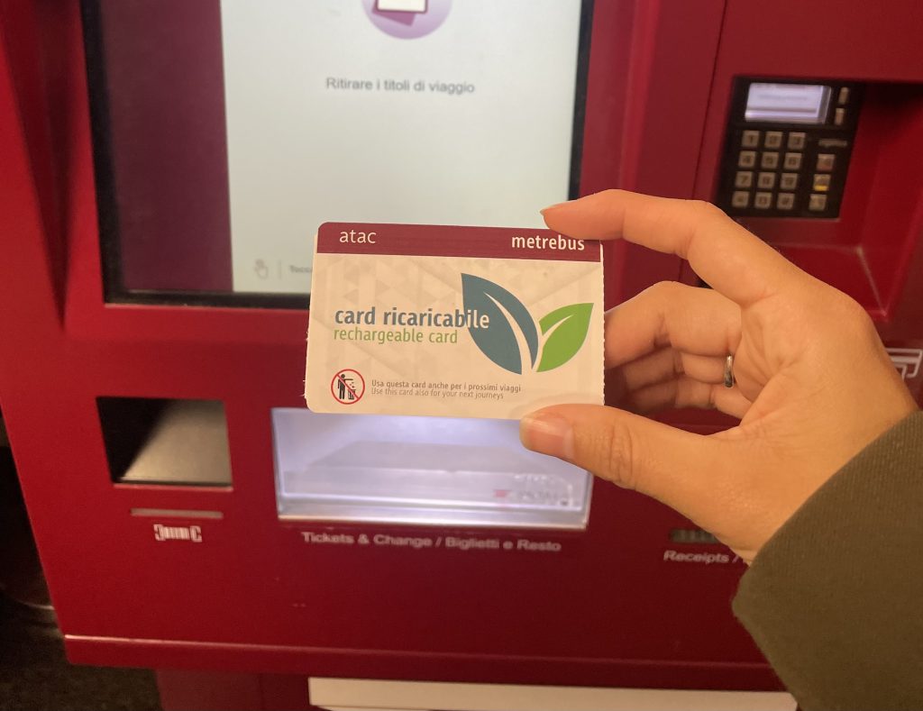 Tipos de billetes del metro en Roma