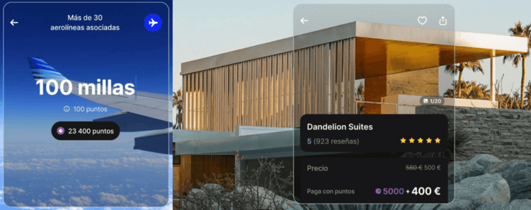 ejemplos de canjeo de puntos RevPoints Revolut