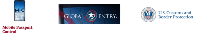aplicación mobile passport control y global entry frontera usa pasar rápido