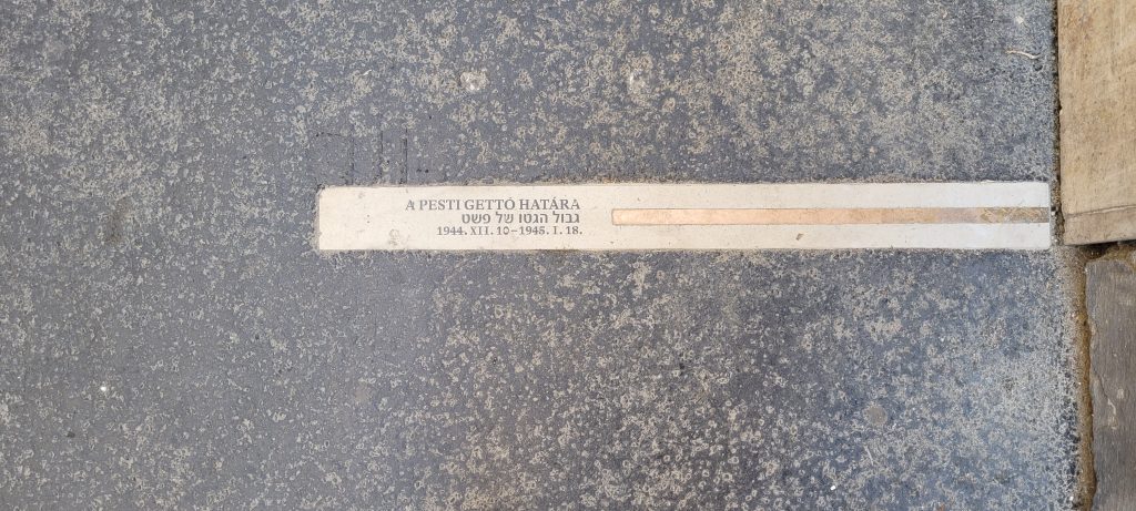 señal del muro del antiguo gueto judío