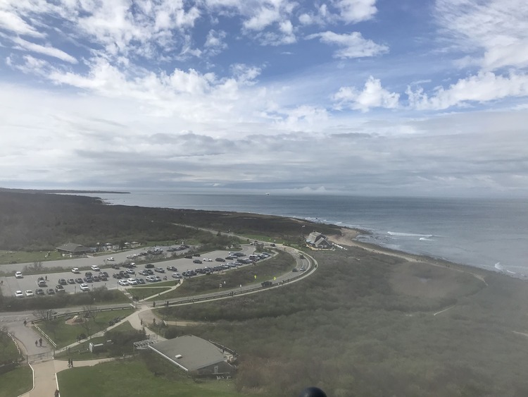 vistas desde el faro de Montauk en Long Island
