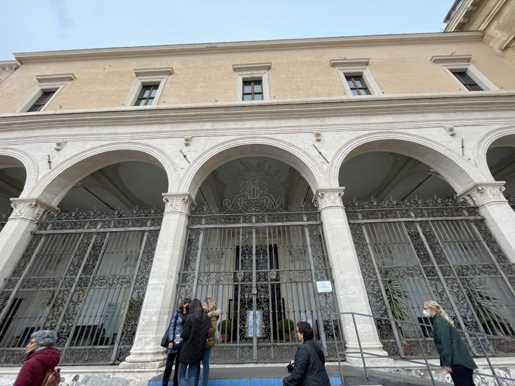 ruta caminando por roma