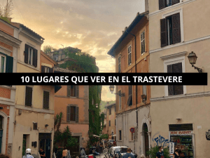 Que ver en el Trastevere