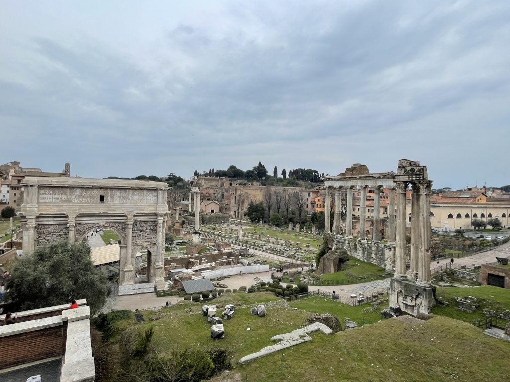 Vistas del Foro Romano desde el Palatino