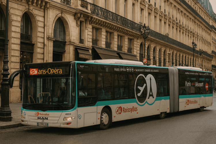 Roissy Bus Paris aeropuerto Charles de Gaulle