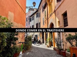 Donde comer en el Trastevere