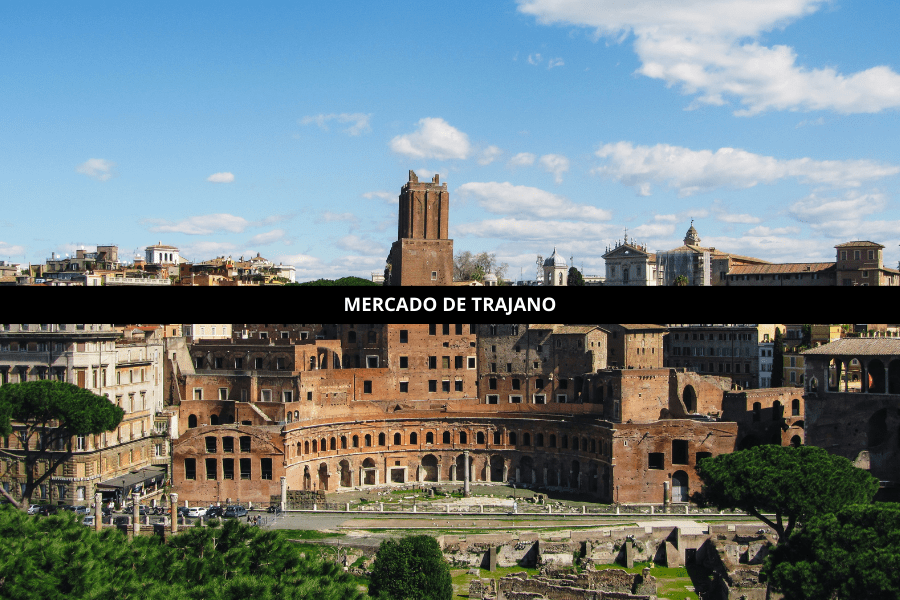 mercado de trajano en roma