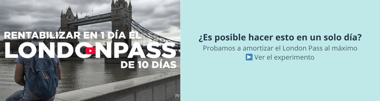banner vídeo de Youtube para ver Londres en un día