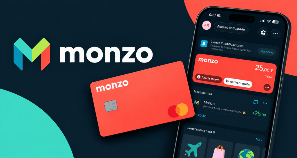 monzo, tarjeta y app