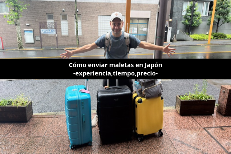 portada post envío maletas Japón