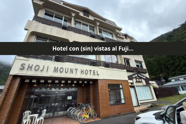 portada post hotel con vistas al Fuji
