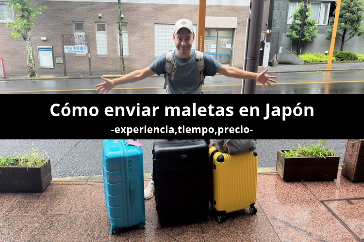 portada post envío maletas Japón